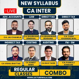 CA Inter Both Group All Subject Live Regular Online Combo Batch By Vsmart Academy