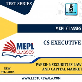 CS EXECUTIVE - TEST SERIES - PAPER 6 - SLCM By Mepl Classes: Test series.