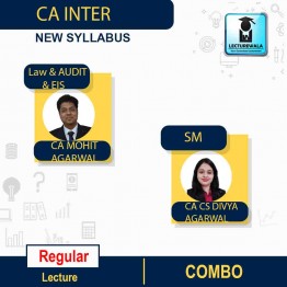 CA Inter Law & Audit & Eis-Sm Combo Live @ Home Regular Course : Video Lecture + Study Material by CA Mohit Agarwal & CA CS Divya  Agarwal (For May 2022 & Nov 2022)