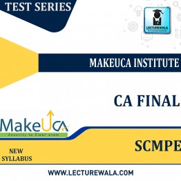 CA Final SCMPE New Test Series By MakeUCA