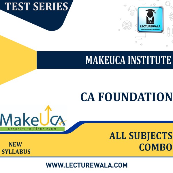 CA Foundation All Subjects Combo New Test Series By MakeUCA