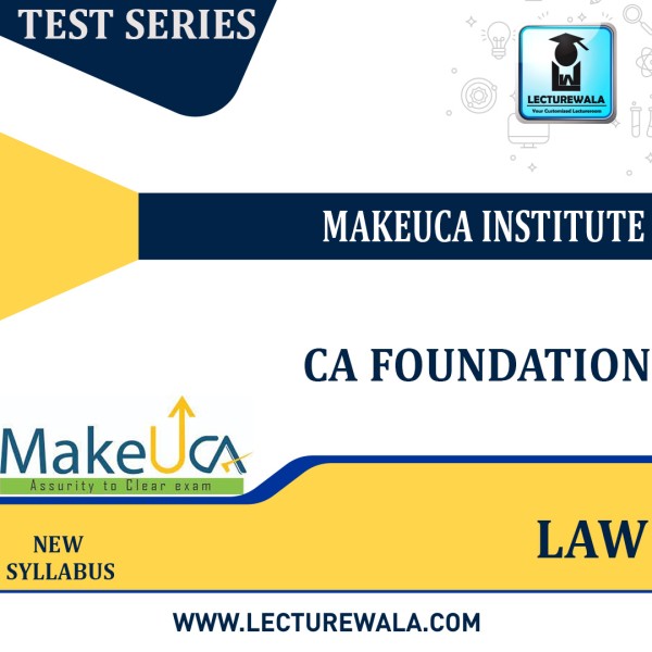 CA Foundation Law New Test Series By MakeUCA