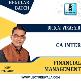 CA Inter Financial Management Only Regular Course Dr.(CA) Vikas Sir : Pen Drive Online Classes