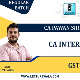 CA Inter GST Only Regular Course : CA Pawan Sir : Pen Drive Online Classes