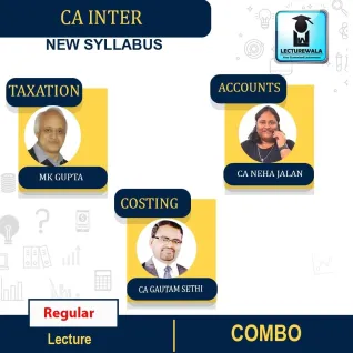 CA Inter Accounts And Taxation + Cost Combo Regular Course : Video Lecture + Study Material By M.K.GUPTA AND Neha Mam CA Gatuam Sethi (For MAY 2022 / NOV.2022) CA Inter Accounts And Taxation + Cost Combo Regular Course : Video Lecture + Study Material By M.K.GUPTA AND Neha Mam CA Gatuam Sethi (For MAY 2022 / NOV.2022)