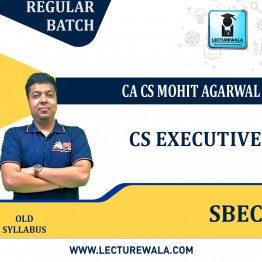 CS Executive MODULE 1 SBEC LIVE AT HOME BATCH Old Syllabus Regular Course By Mohit Agarwal : Pen drive / Online classes.