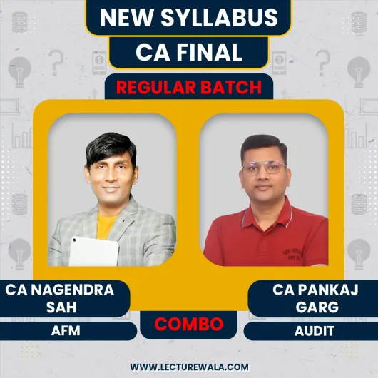  CA Final AFM & Audit Recorded Regular Batch Combo by CA Nagendra Sah & CA Pankaj Garg : Online Classes 