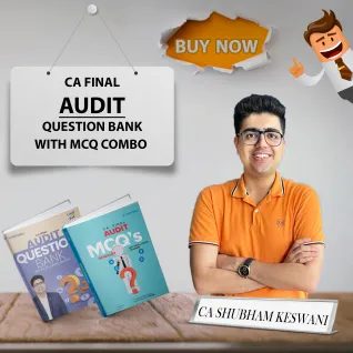 CA Final Audit Question Bank with MCQ Combo (New Scheme) By CA Shubham Keswani 