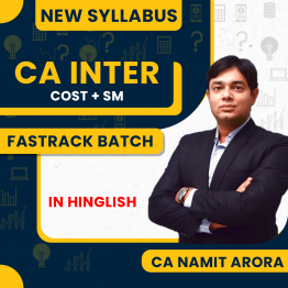 CA Namit Arora CA Inter Cost & SM