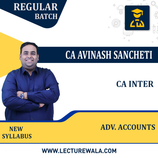 CA Inter Adv. Accounts (Group 2) New Syllabus Regular Course By CA Avinash Sancheti: Pen Drive / Google Drive. CA Inter Adv. Accounts (Group 2) New Syllabus Regular Course By CA Avinash Sancheti: Pen Drive / Google Drive.