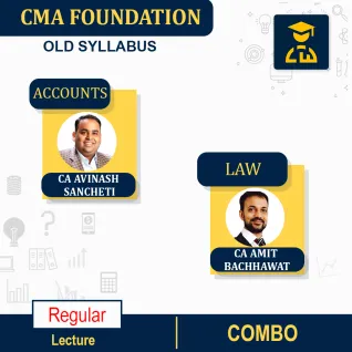 CMA Foundation Accounts and Law Regular Course By CA Avinash Sancheti & CA Amit Bachhawat: Pen drive / online classes CMA Foundation Accounts and Law Regular Course By CA Avinash Sancheti & CA Amit Bachhawat: Pen drive / online classes