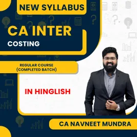 CA Inter Costing Completed Regular Batch By CA Navneet Mundra : Online Classes CA Inter Costing Completed Regular Batch By CA Navneet Mundra : Online Classes