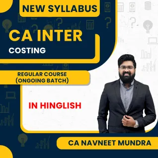 CA Navneet Mundhra Ongoing Regular Batch For Costing By CA Navneet Mundhra