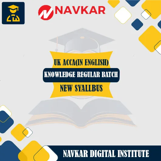 UK ACCA APPLIED KNOWLEDE BY NAVKAR DIGITAL INSTITUTE
