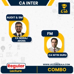 CA Inter Audit, FM & SM Combo By  Neeraj Arora and Nitin Guru: Google drive