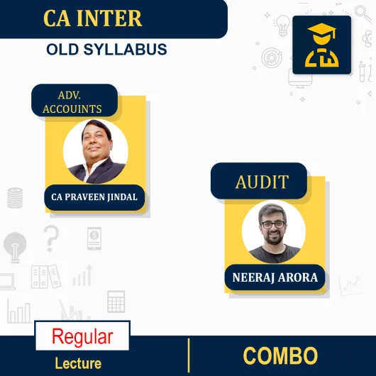 CA Inter Audit & Advanced Accounts Combo By Neeraj Arora and Parveen Jindal: Google drive / Andriod