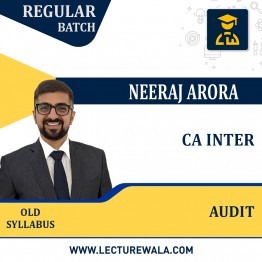 CA Inter Audit Regular Course By Neeraj Arora : Pen drive / Google drive.