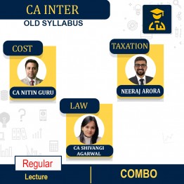 CA Inter Tax & Costing & Law Full Course Combo By Neeraj Arora and Nitin Guru and CA Shivangi Agarwal: Google drive