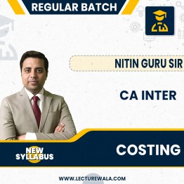 CA Inter Costing New Syllabus Regular Batch  By Nitin Guru: Online Classes