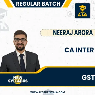 CA Inter GST (IDT) Regular Video Lectures By Neeraj Arora : Pen drive / Google drive. CA Inter GST (IDT) Regular Video Lectures By Neeraj Arora : Pen drive / Google drive.