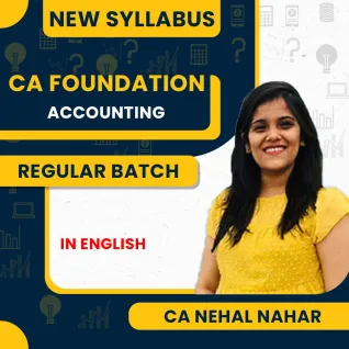 CA Foundation Accounting (English) - Paper 1 By CA Nehal Nahar: Pen Drive / Google Drive. CA Foundation Accounting (English) - Paper 1 By CA Nehal Nahar: Pen Drive / Google Drive.