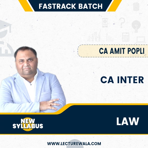 CA Inter Corporate  & Other Laws New Scheme Fastrack Course by CA Amit Popli : Pen Drive / Online Classes