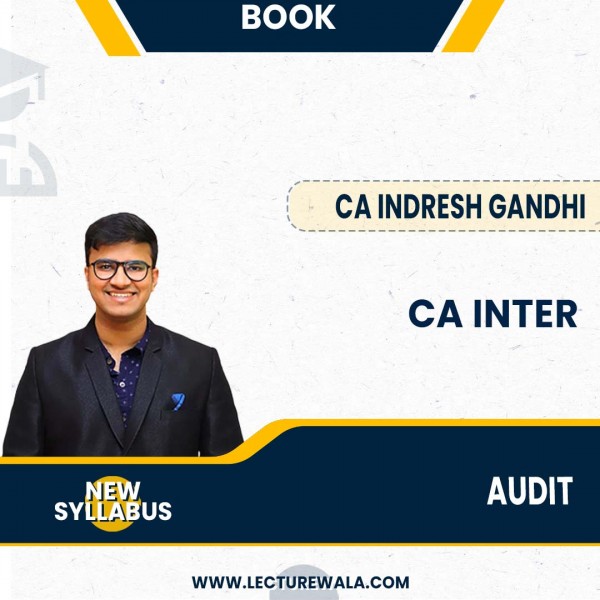 CA INTER NEW SYLLABUS BOOKS AUDIT By CA Indresh Gandhi