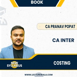 Pranav Popat CA INTER Costing BOOKS 