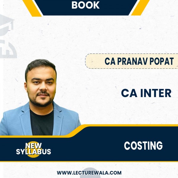 CA INTER NEW SYLLABUS BOOKS Cost By CA Pranav Popat