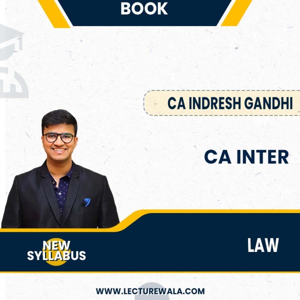 CA INTER NEW SYLLABUS BOOKS LAW By CA Indresh Gandhi