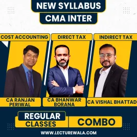 CA Vishal Bhattad IDT, CA Bhanwar Borana DT, CA Ranjan Periwal Costing Regular Online Combo Classes For CMA Inter  CA Vishal Bhattad IDT, CA Bhanwar Borana DT, CA Ranjan Periwal Costing Regular Online Combo Classes For CMA Inter