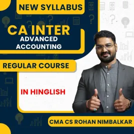 CA Inter Accounts Regular Batch New Syllabus By CMA CS Rohan Nimbalkar: Online Classes CA Inter Accounts Regular Batch New Syllabus By CMA CS Rohan Nimbalkar: Online Classes