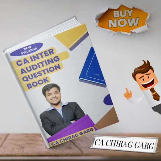 CA Chirag Garg Audit MCQ & CASE SCENARIOS Question Book For CA Inter: Study Material