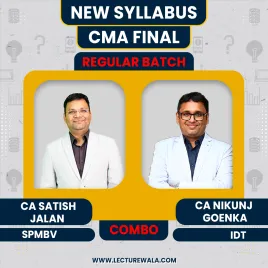 CMA Final Group 4 Regular Course By CA Satish Jalan SPMBV, CA Nikunj Goenka IDT: Google Drive & Pendrive CMA Final Group 4 Regular Course By CA Satish Jalan SPMBV, CA Nikunj Goenka IDT: Google Drive & Pendrive