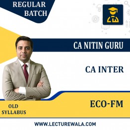 CA Inter FM-ECO Full Course Combo By Nitin Guru: Google drive / Android
