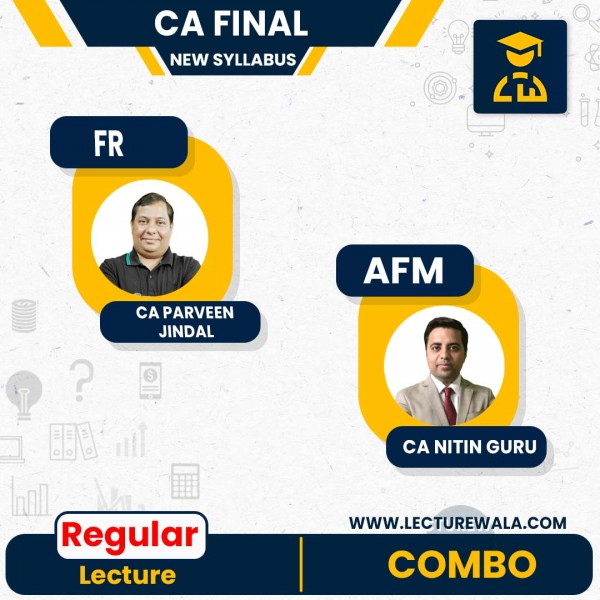 CA FInal FR & AFM Full Course Combo By CA Parveen Jindal and Nitin Guru