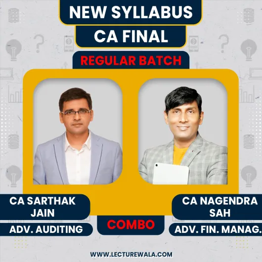  CA Nagendra Sah & CA Sarthak Jain AFM & Audit Combo For CA Final: Online Classes