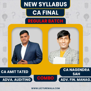 CA Final AFM & Audit Recorded Regular Batch Combo by CA Nagendra Sah &CA Amit Tated : Online Classes   CA Final AFM & Audit Recorded Regular Batch Combo by CA Nagendra Sah &CA Amit Tated : Online Classes