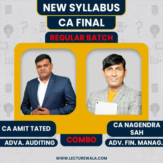  CA Final AFM & Audit Recorded Regular Batch Combo by CA Nagendra Sah &CA Amit Tated : Online Classes 