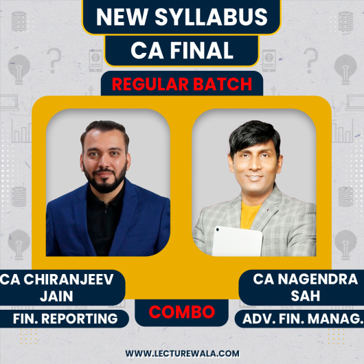 CA Final AFM & FR Recorded Regular Batch Combo by CA Nagendra Sah & CA Chiranjeev Jain : Online Classes CA Final AFM & FR Recorded Regular Batch Combo by CA Nagendra Sah & CA Chiranjeev Jain : Online Classes
