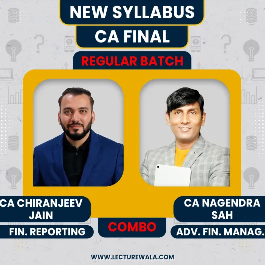  CA Final AFM & FR Recorded Regular Batch Combo by CA Nagendra Sah & CA Chiranjeev Jain : Online Classes 