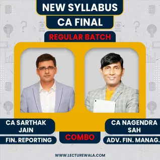 CA Final AFM & FR Recorded Regular Batch Combo by CA Nagendra Sah & CA Sarthak Jain: Online Classes   CA Final AFM & FR Recorded Regular Batch Combo by CA Nagendra Sah & CA Sarthak Jain: Online Classes