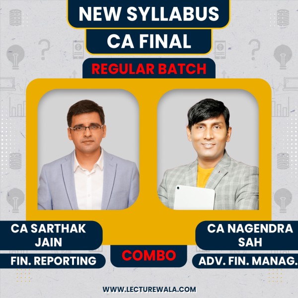  CA Final AFM & FR Recorded Regular Batch Combo by CA Nagendra Sah & CA Sarthak Jain: Online Classes 