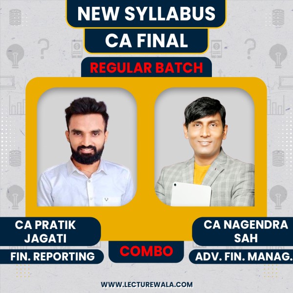  CA Final AFM & FR Recorded Regular Batch Combo by CA Nagendra Sah & CA Pratik Jagati  : Online Classes 