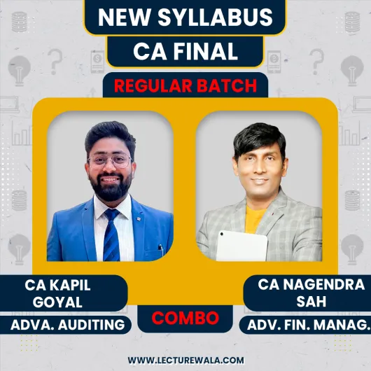  CA Final AFM & Audit Recorded Regular Batch Combo by CA Nagendra Sah & CA Kapil Goyal : Online Classes 