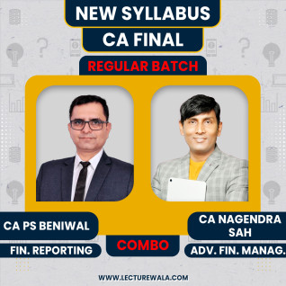 CA Final AFM & FR Recorded Regular Batch Combo by CA Nagendra Sah & CA PS Beniwal : Online Classes   CA Final AFM & FR Recorded Regular Batch Combo by CA Nagendra Sah & CA PS Beniwal : Online Classes