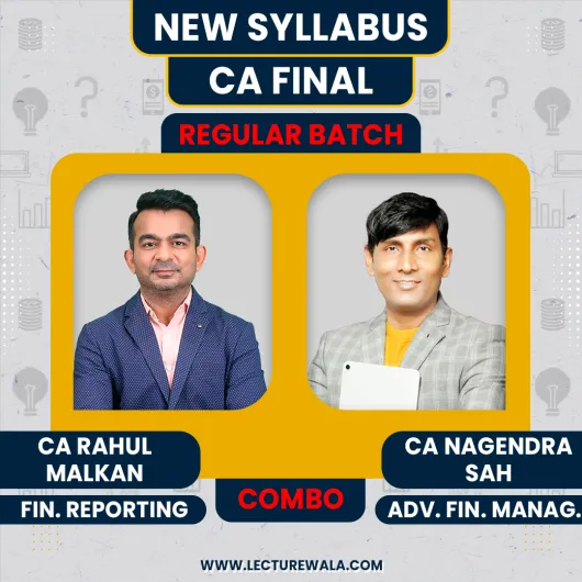  CA Final AFM & FR Recorded Regular Batch Combo by CA Nagendra Sah & CA Rahul Malkan : Online Classes 