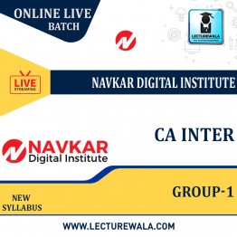 CA Inter Group - 1 Online Live Batch Video Lectures By Navkar Digital Institute (For Nov 2022 & May 2023)