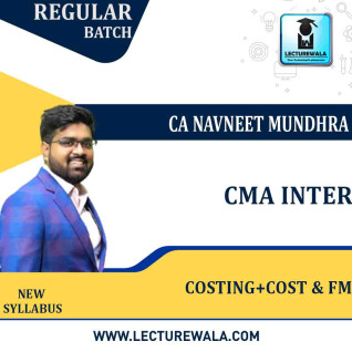 CMA Inter Combo (Costing + Cost & FM) Regular Course By CA navneet Mundhra : Pen drive / Online classes.   CMA Inter Combo (Costing + Cost & FM) Regular Course By CA navneet Mundhra : Pen drive / Online classes.