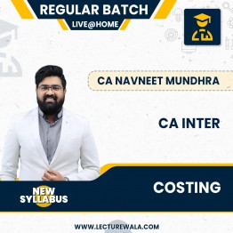 CA Inter Cost New Scheme Regular Course By CA Navneet Mundra : Online Classes